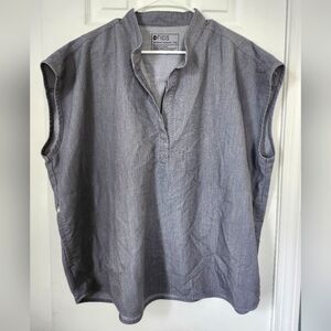 Figs Scrub Top "Rafaela" in Graphite - Size XXL